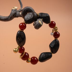 Fengshui Energy Golden Agarwood Brgcelet