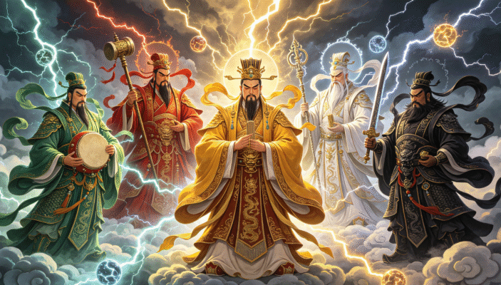 Five Directional Thunder Emperors