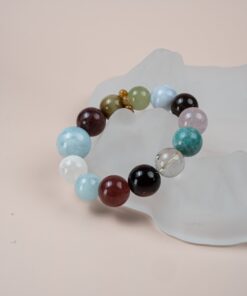 Aquamarine Golden Tiger Bracelet