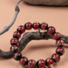 Fengshui Energy Red ash-colored glass Bracelet — Product Image 3
