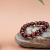 Fengshui Energy Red ash-colored glass Bracelet — Product Image 4