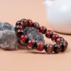 Fengshui Energy Red ash-colored glass Bracelet — Product Image 2