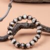 White Incense Ash Glazed Bracelet