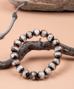White Incense Ash Glazed Bracelet