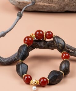 Golden Agarwood Bracelet