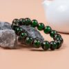 Fengshui Energy Green incense ash glass bead Bracelet — Product Image 3
