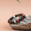 Fengshui Energy Five-colored incense ash glass Bracelet — Product Image 3