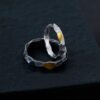 Men’s and Women’s Style Shou Yi Rings shown together