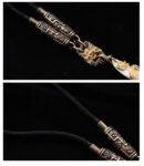 Golden Snake & Fang Pendant