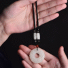Pixiu Jade Pendant in White