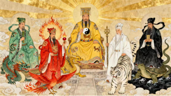 Discover the Five Elders of the Five Directions in Taoism, their connection to the Five Elements, cosmic order, yin and yang, and Taoist cosmology.