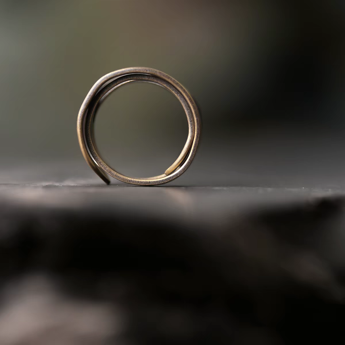 Wuji Xuanji (无极·玄机) Brass Openwork Ring - Image 5
